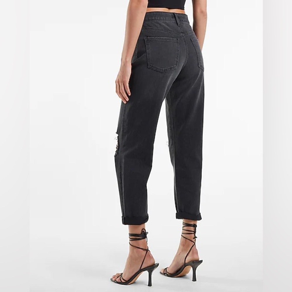 Express Ripped Boyfriend Jeans - Picture 6 of 10